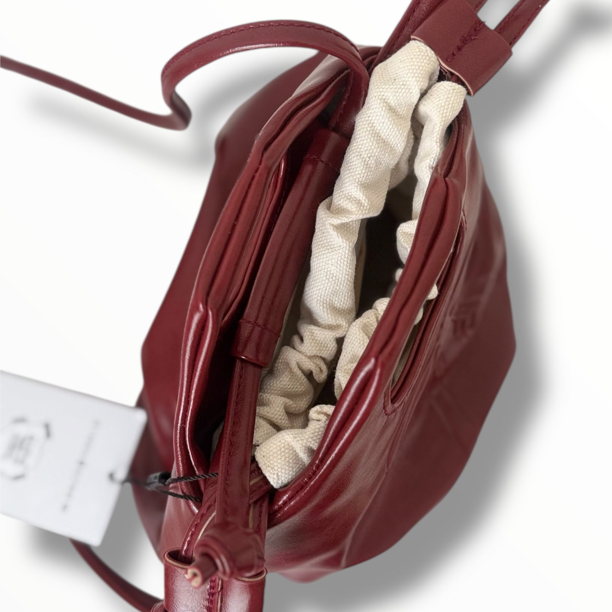 CHAUTFIFTH Mini Flower Drawstring Bag - DARK RED