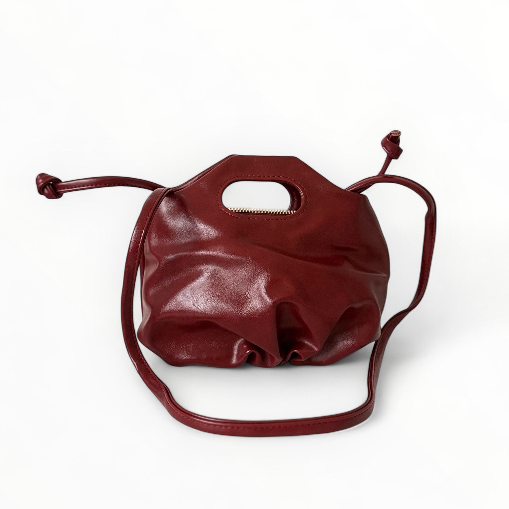 CHAUTFIFTH Mini Flower Bag - DARK RED