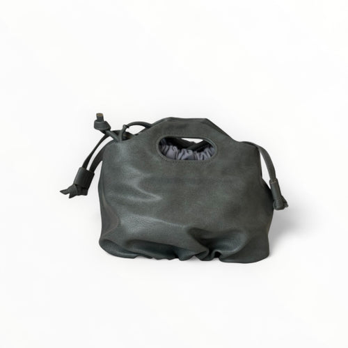 CHAUTFIFTH Mini Flower Drawstring Bag - CEMENT BLUE